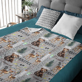 Personalized Name Blanket -Toddler Boy Country Woodland Forest,Baby Shower Gift